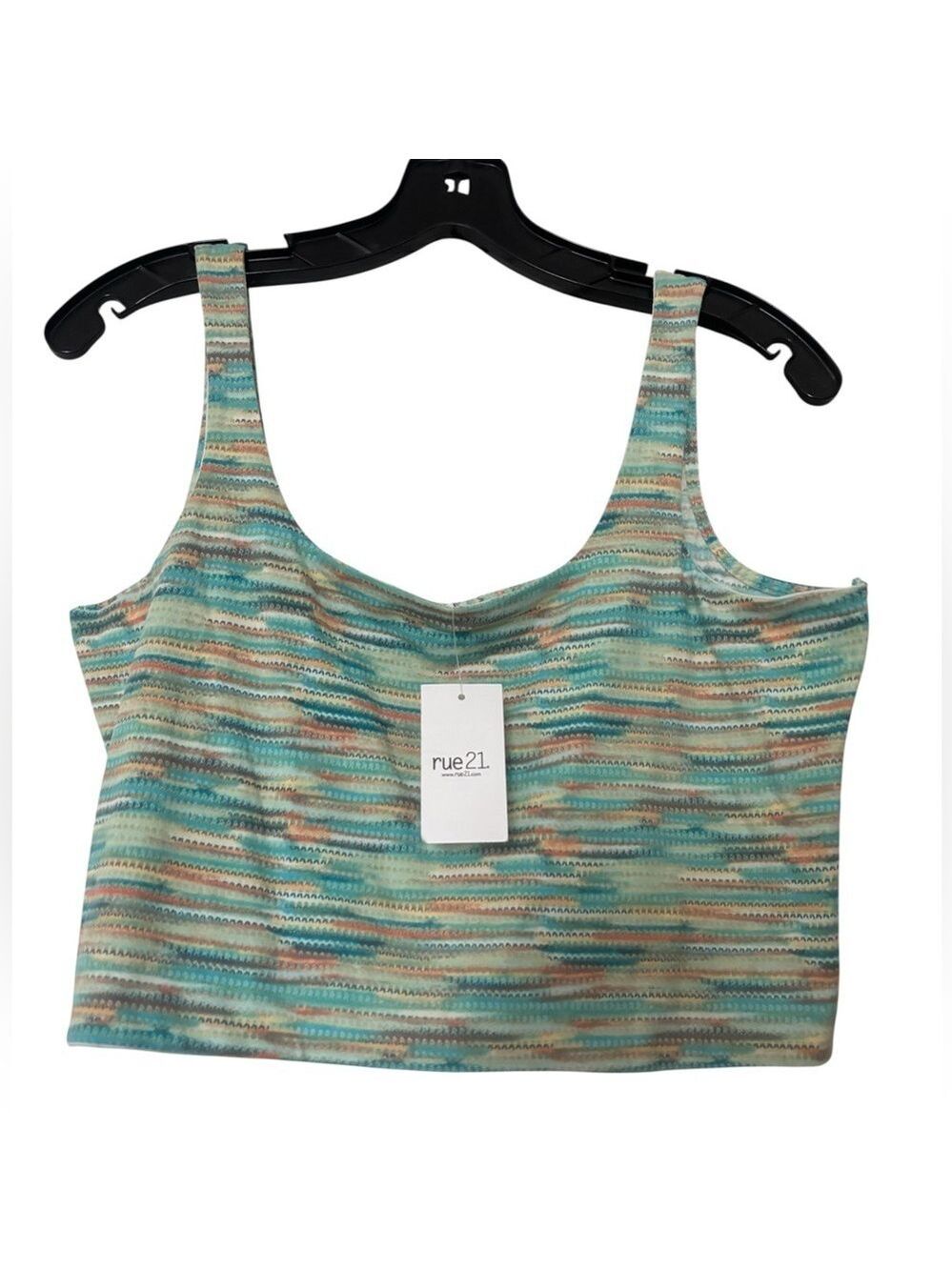 Rue21 Pastel Striped Tank Top XLarge